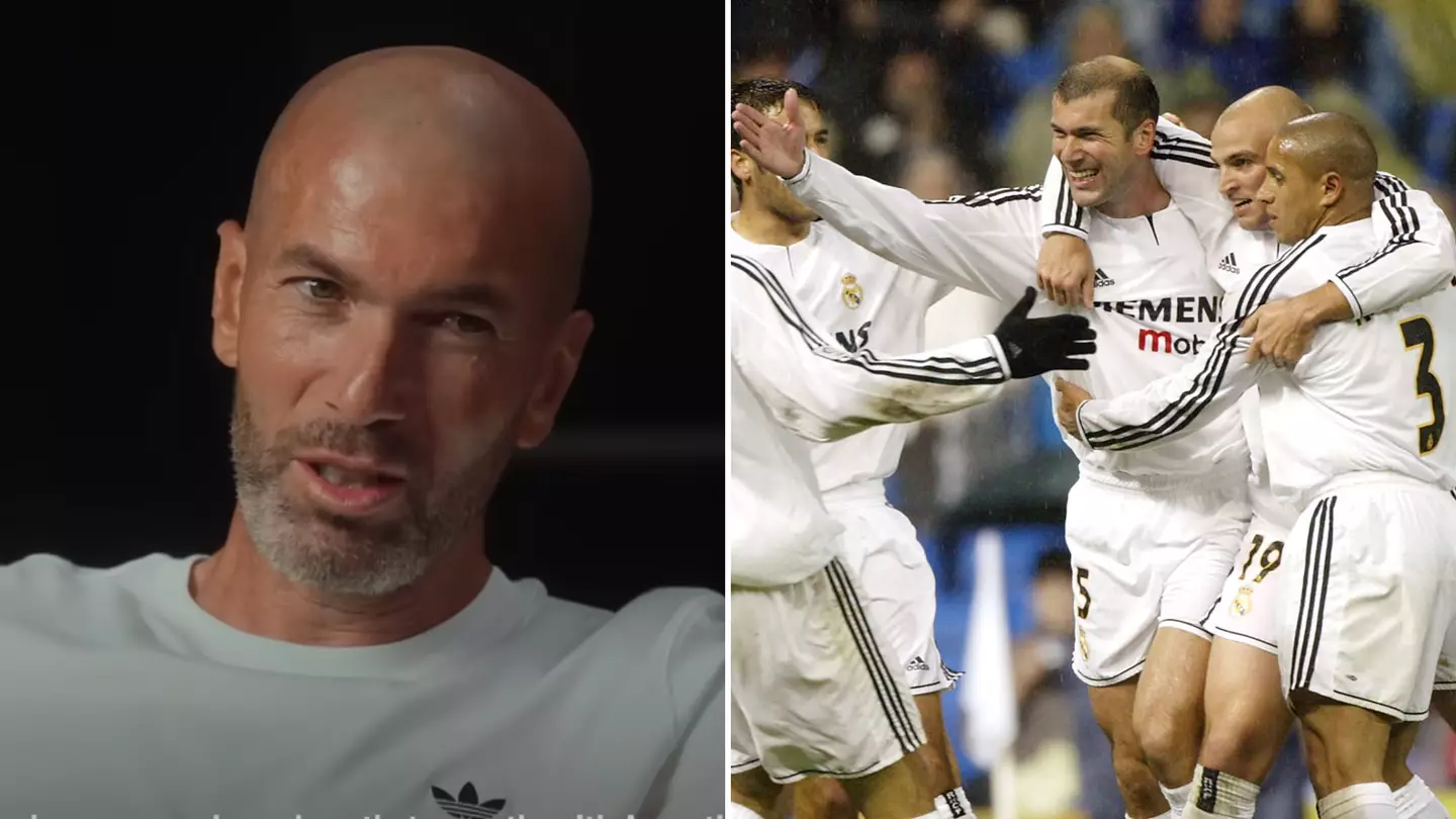 Zinedine Zidane didn't hesitate when naming his best teammate who had 'no weaknesses' on the pitch