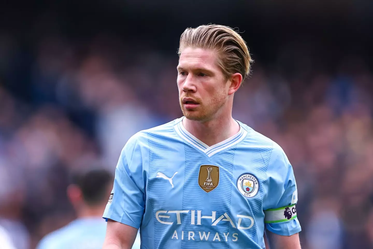 Kevin De Bruyne has an usual way of calming his nerves (Image: Getty)