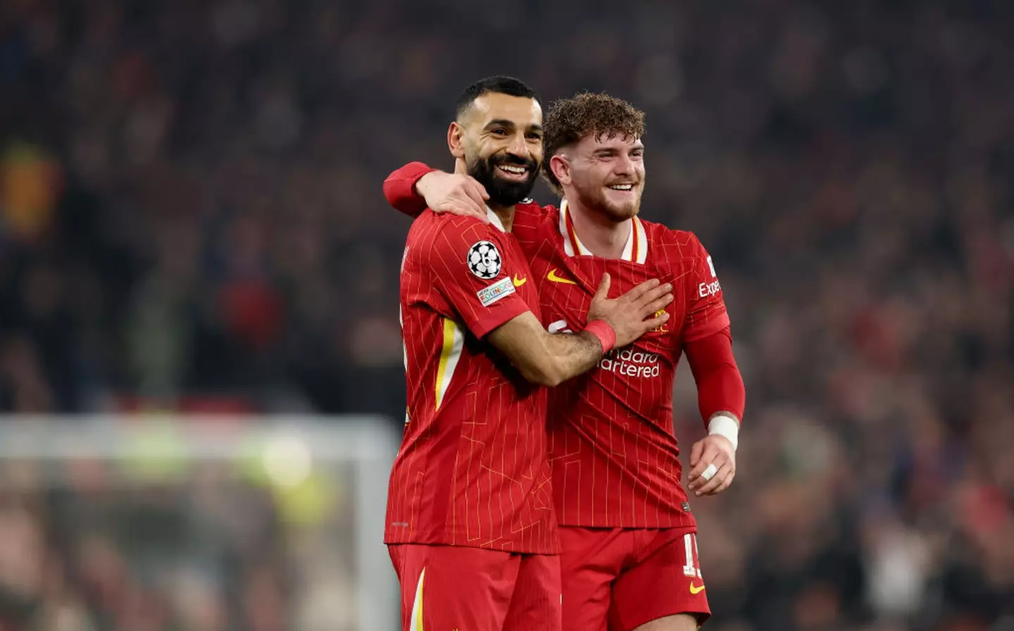 Liverpool's win over Lille maintains their position on top of the Champions League table. (Image: Getty)