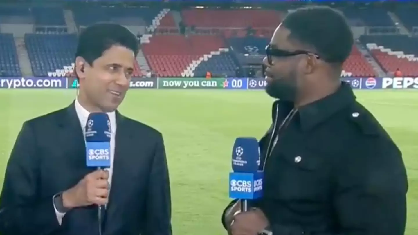 Micah Richards leaves entire CBS Sports panel stunned with question he asked PSG president Nasser Al-Khelaifi live on-air