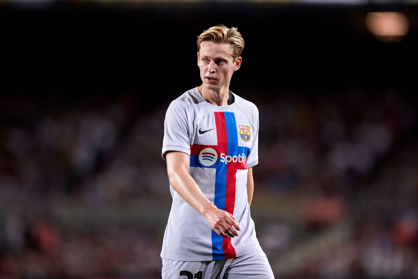 De Jong could still leave Barcelona. Image: Alamy