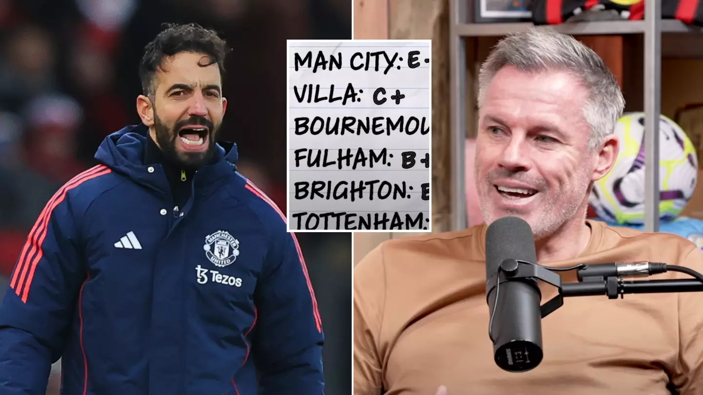 Jamie Carragher grades every Premier League club in damning mid-season report as Man Utd handed brutal mark