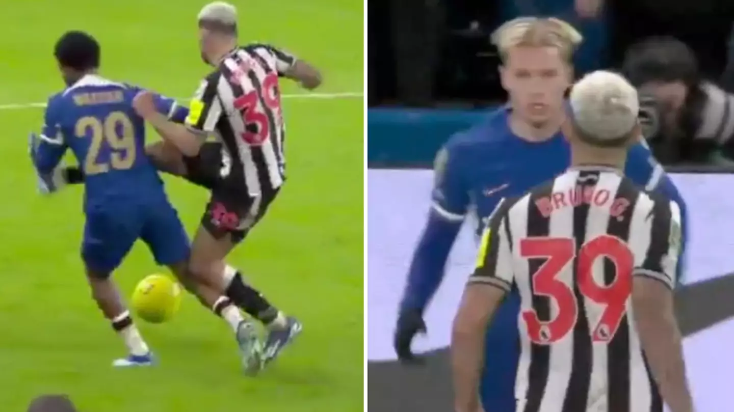 'Thug' Bruno Guimaraes is being called the 'most unlikable player' in the league after 'disgraceful' moment against Chelsea