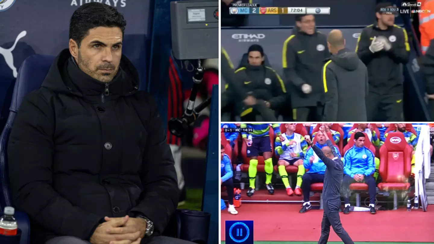 Mikel Arteta has explained why he did not celebrate goals against Arsenal