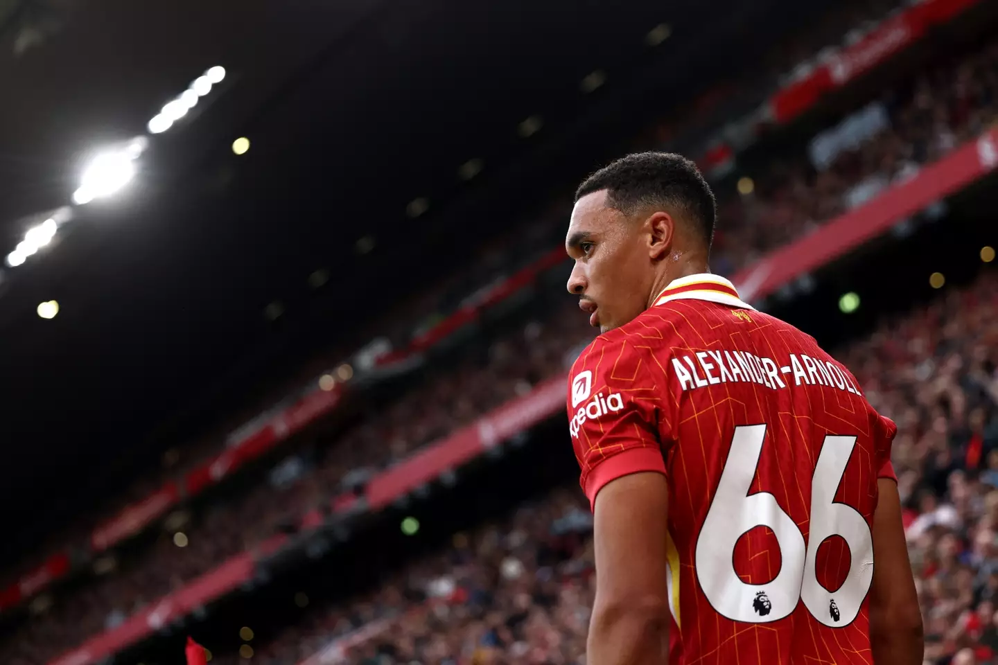 Alexander-Arnold has been linked with a move to Real Madrid (Getty)
