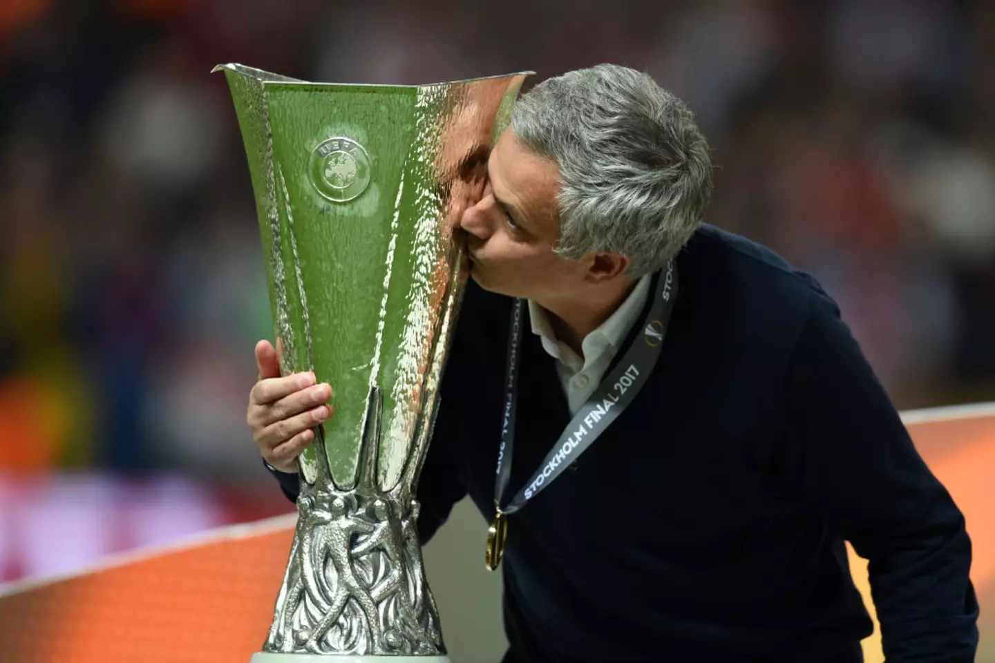 Jose Mourinho won the Europa League with Manchester United in 2017. (Image: Getty)