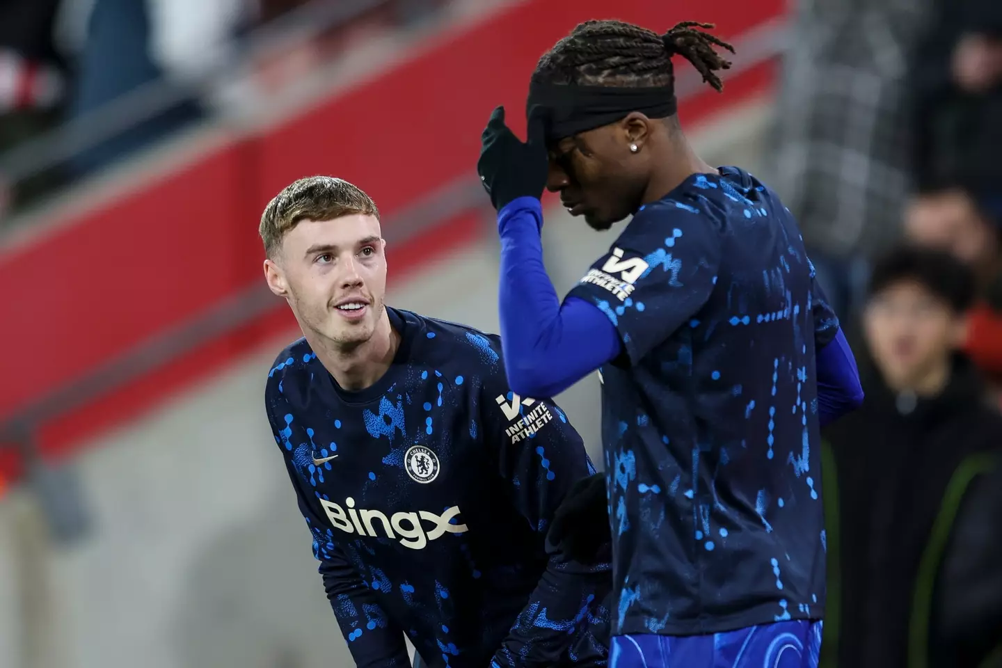 Cole Palmer isn't a fan of Noni Madueke's nickname. Image: Getty