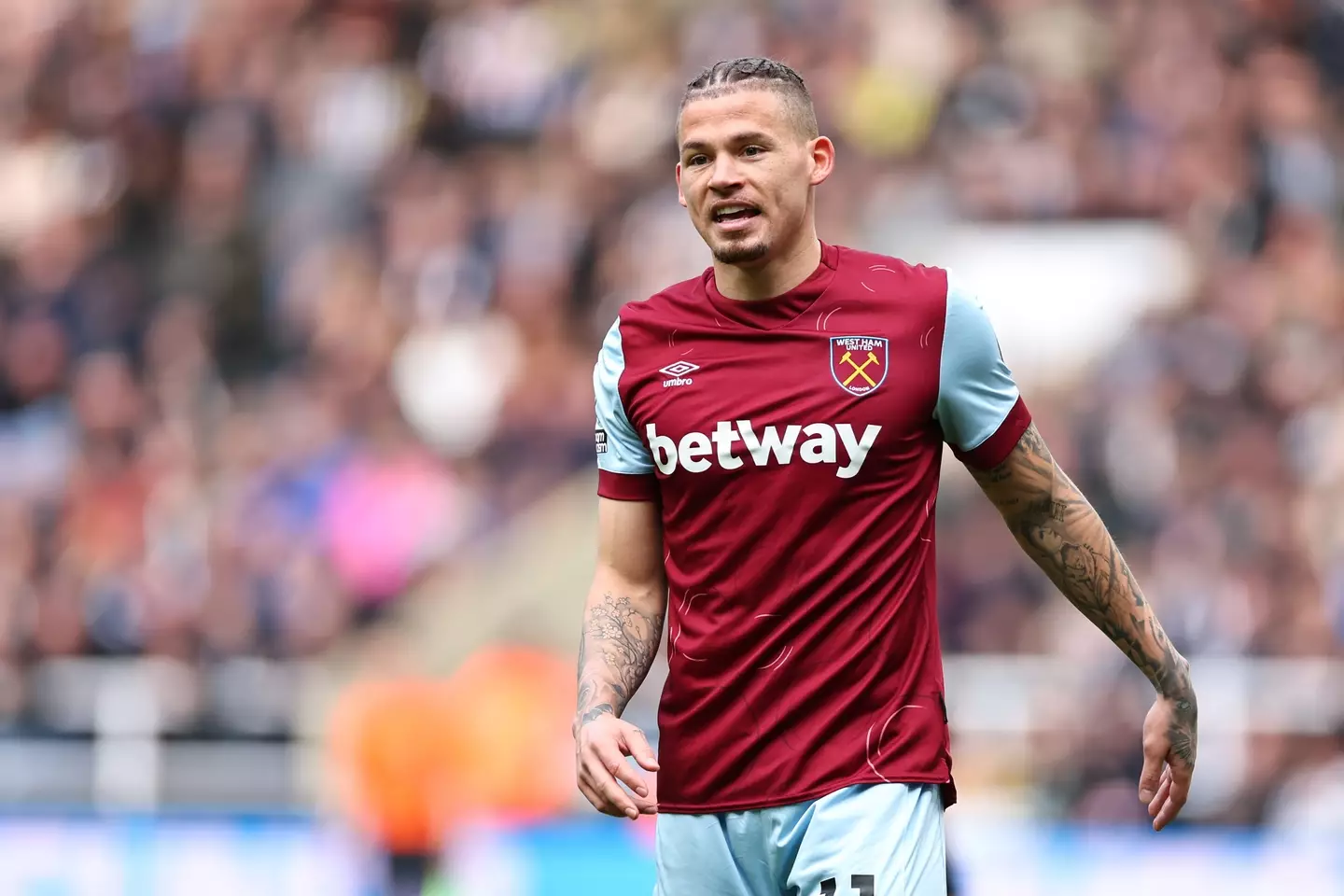 Kalvin Phillips in action for West Ham United. Image: Getty