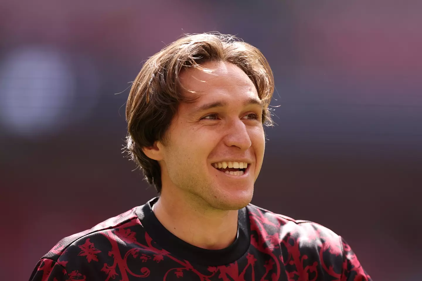 Federico Chiesa looked set to leave Liverpool. Image: Getty