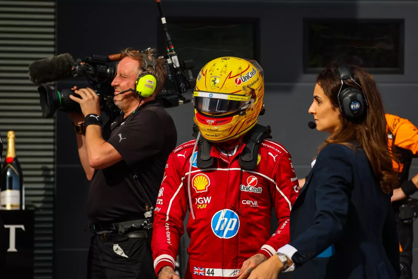 Lewis Hamilton claimed Ferrari should replace him (Getty)