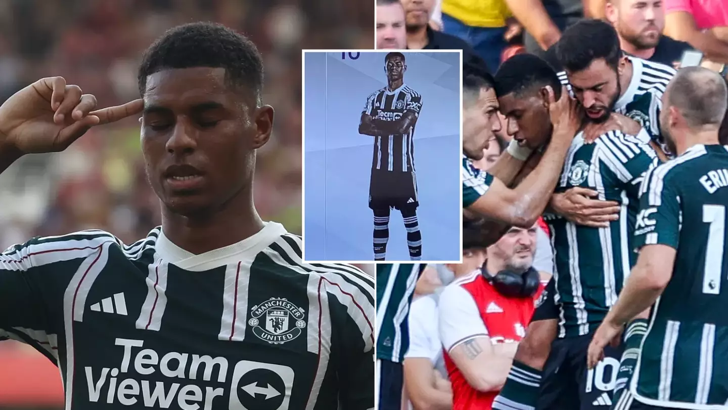 Bizarre Marcus Rashford blunder spotted in Sky Sports' graphics for Arsenal vs Man United
