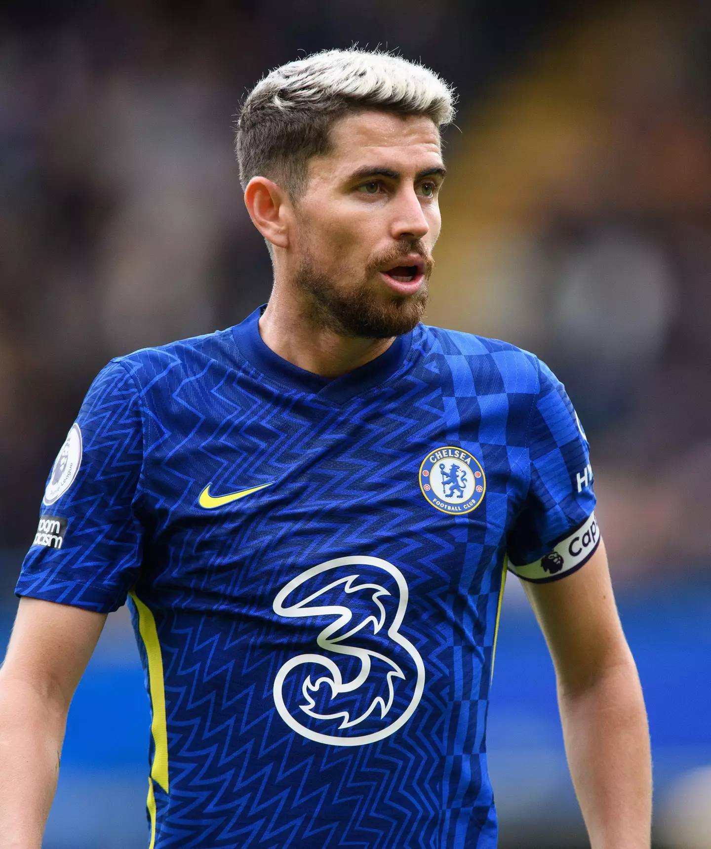 Jorginho captains Chelsea in their home match against Norwich City. (Alamy)