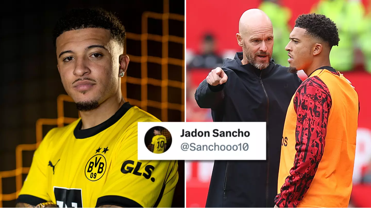 Jadon Sancho aims another dig at Erik ten Hag over Man Utd treatment in latest social media post