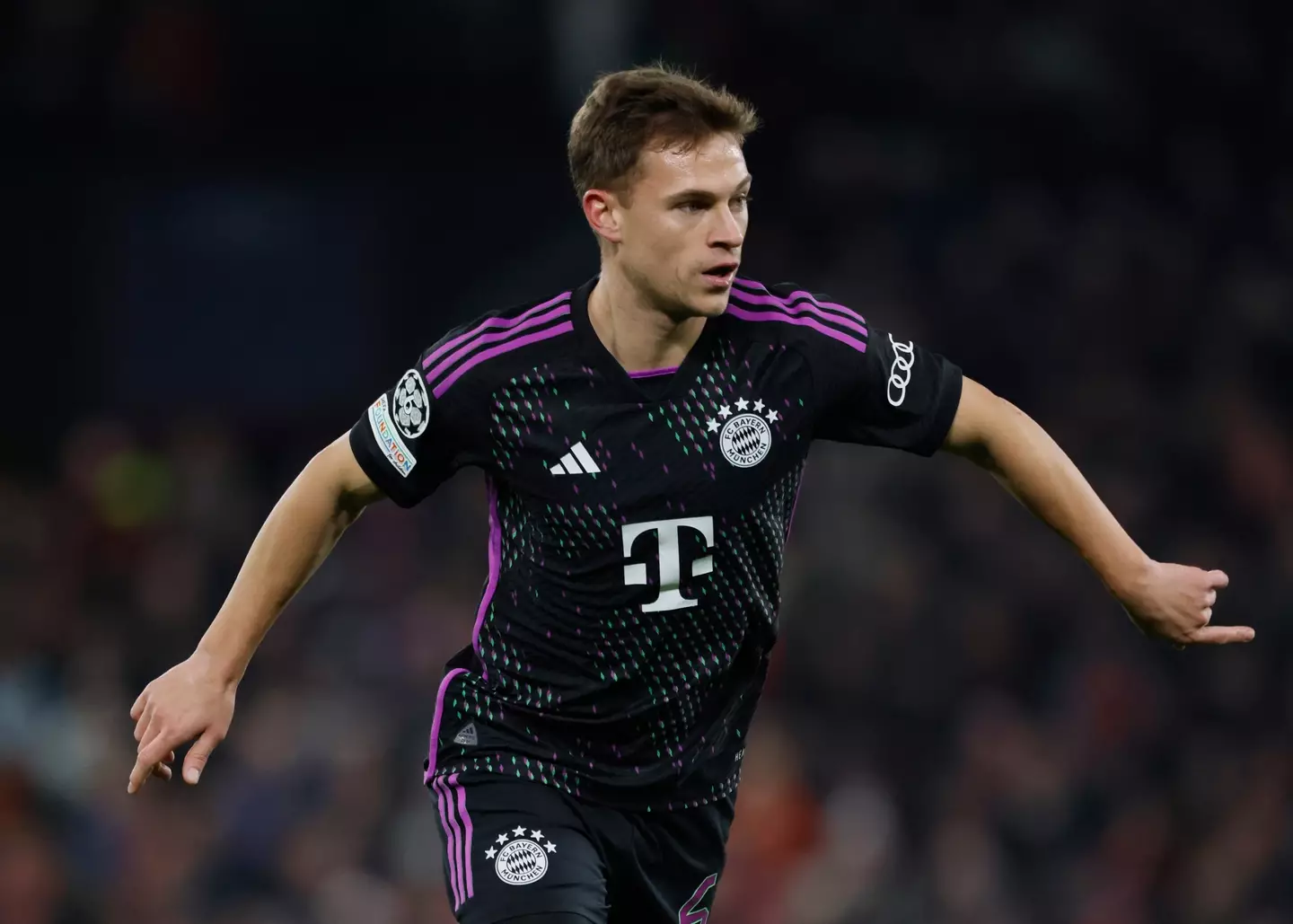 Joshua Kimmich in action for Bayern Munich. Image: Getty