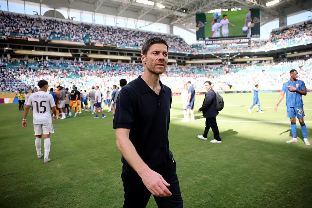 Xabi Alonso drew 1-1 with Al Hilal in his first match as Real Madrid manager. (Image: Getty)