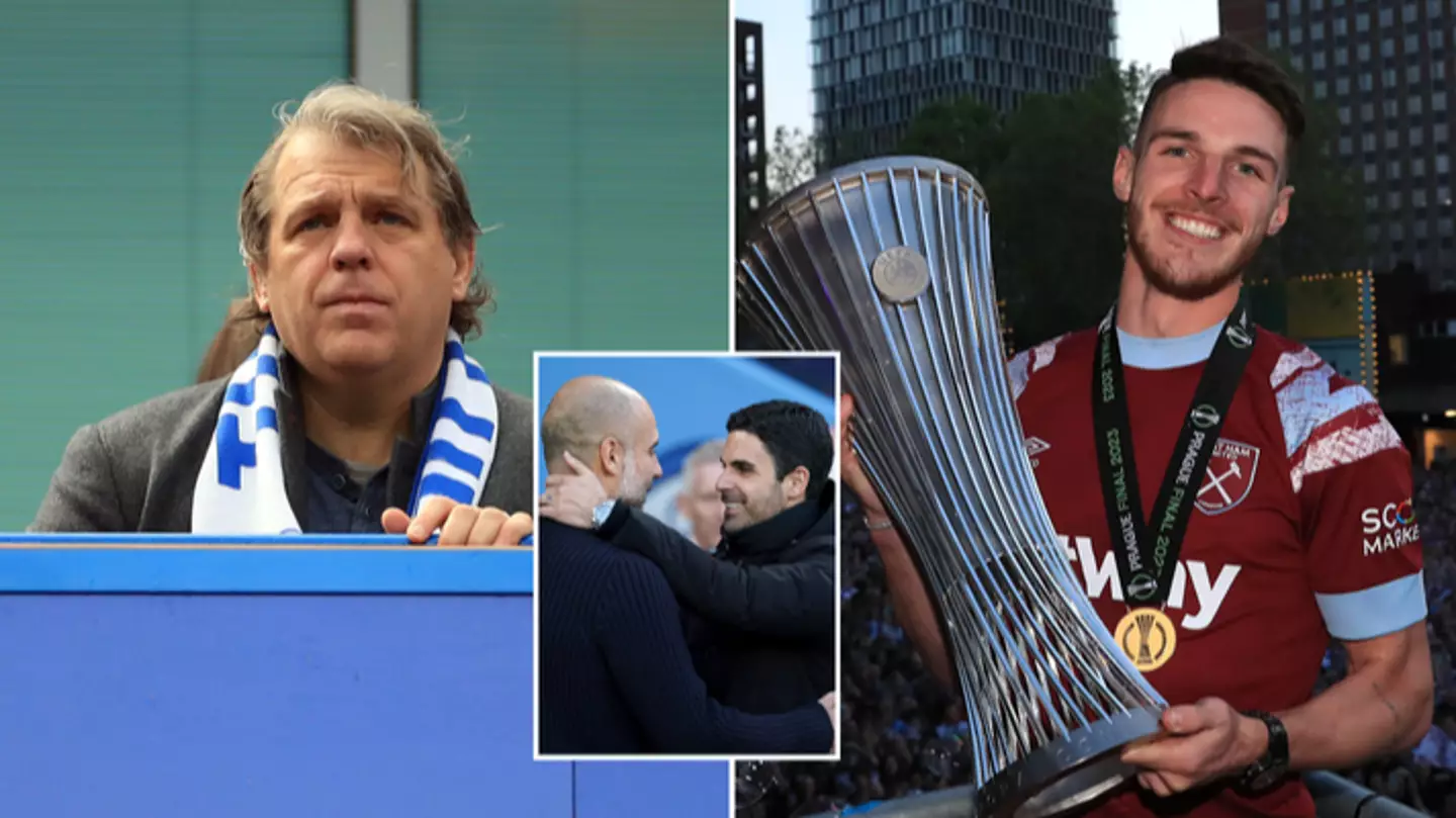 Chelsea fans are all making the same Declan Rice point as Man City rival Arsenal for West Ham star