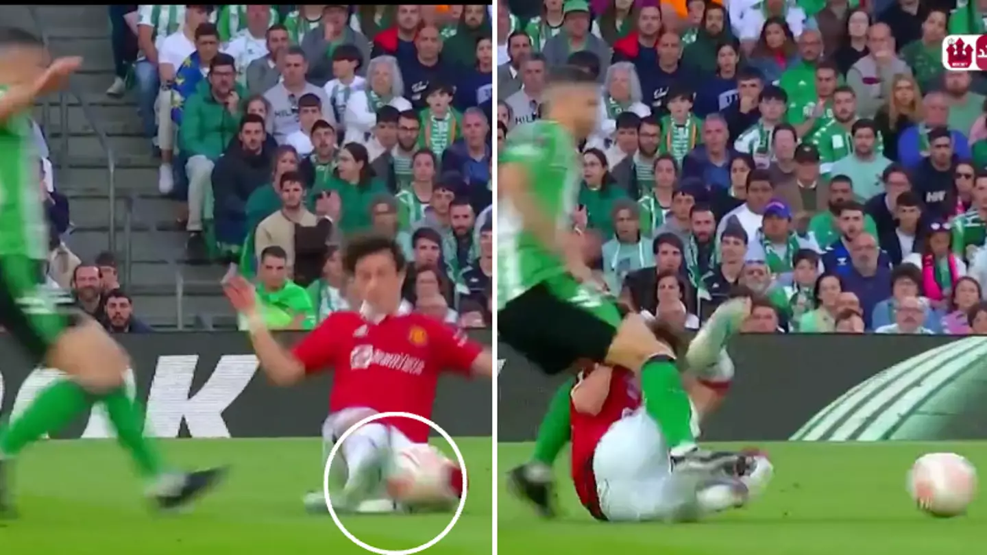 Man United fans genuinely can't believe the yellow card Facundo Pellistri received against Real Betis