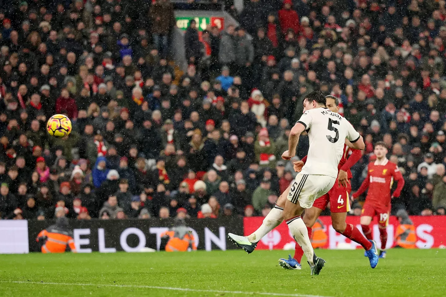 Harry Maguire blazed his last gasp effort over the crossbar- Getty