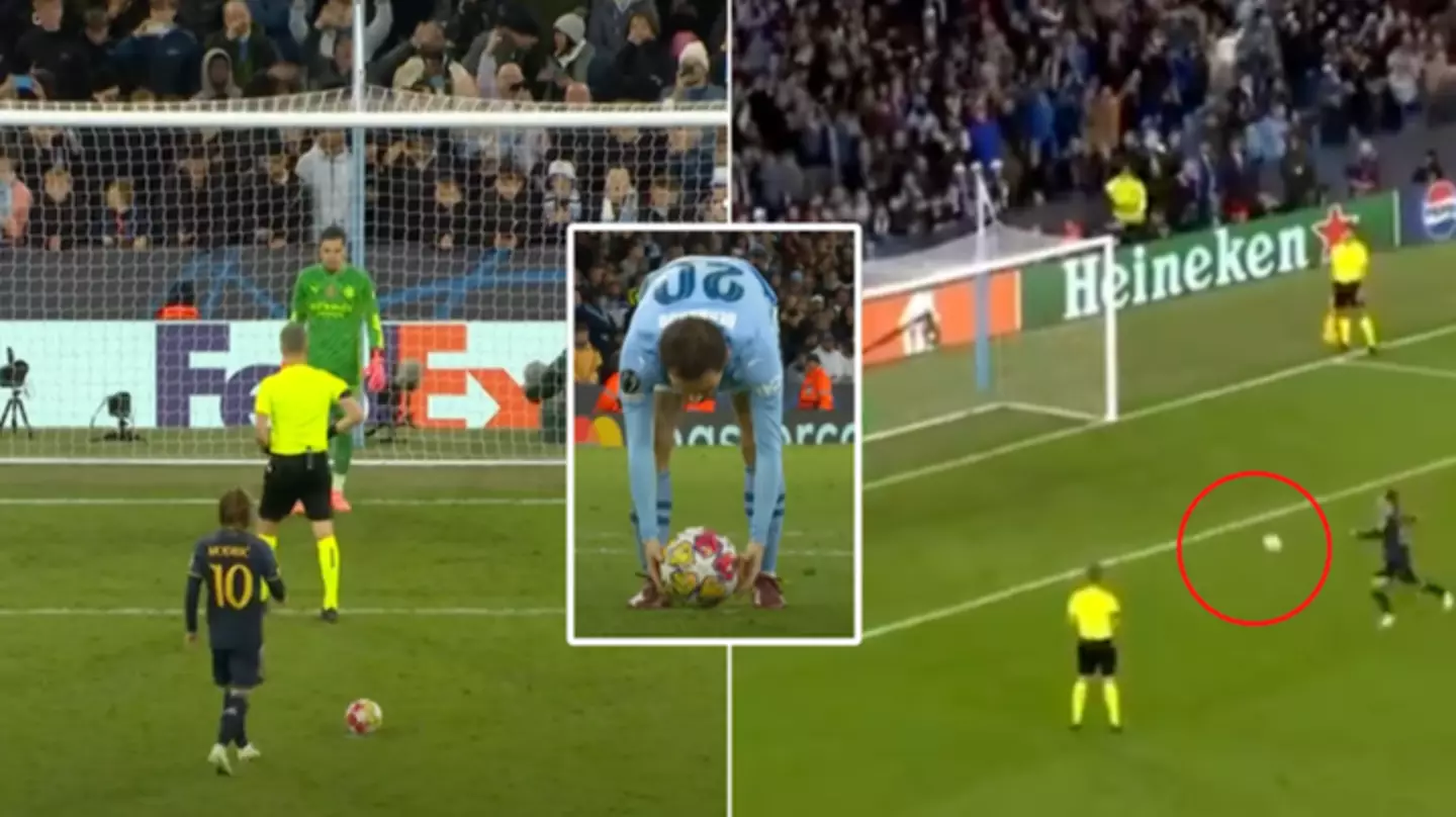 Fans think Luka Modric showed 1000 IQ immediately after missing his penalty for Real Madrid