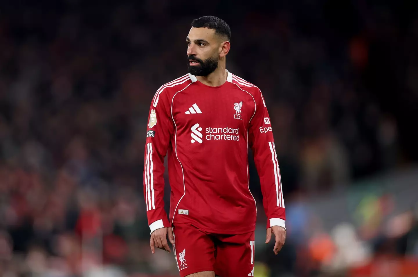 Salah did not hold back with a scathing interview in the mixed zone. Image: Getty