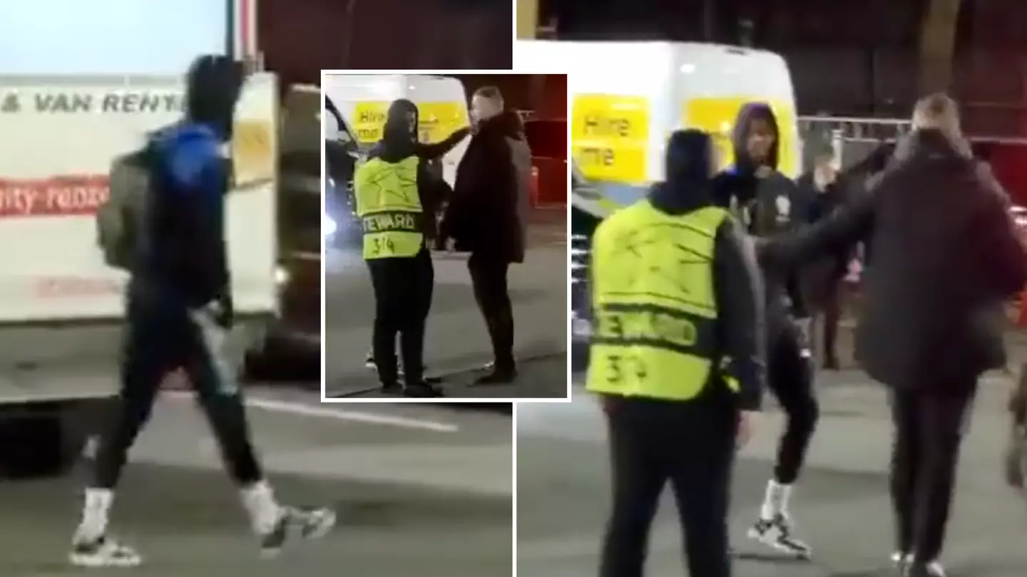 Marcus Rashford Appears To Be Ushered Away By Security While Attempting To Confront Angry Fans