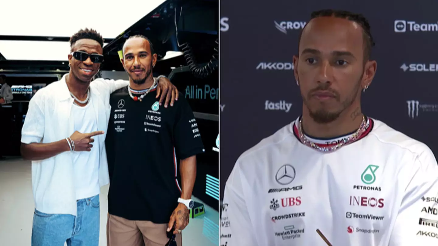 F1 fans think Lewis Hamilton has come out in support of Vinicius Jr after controversial Ballon d'Or snub