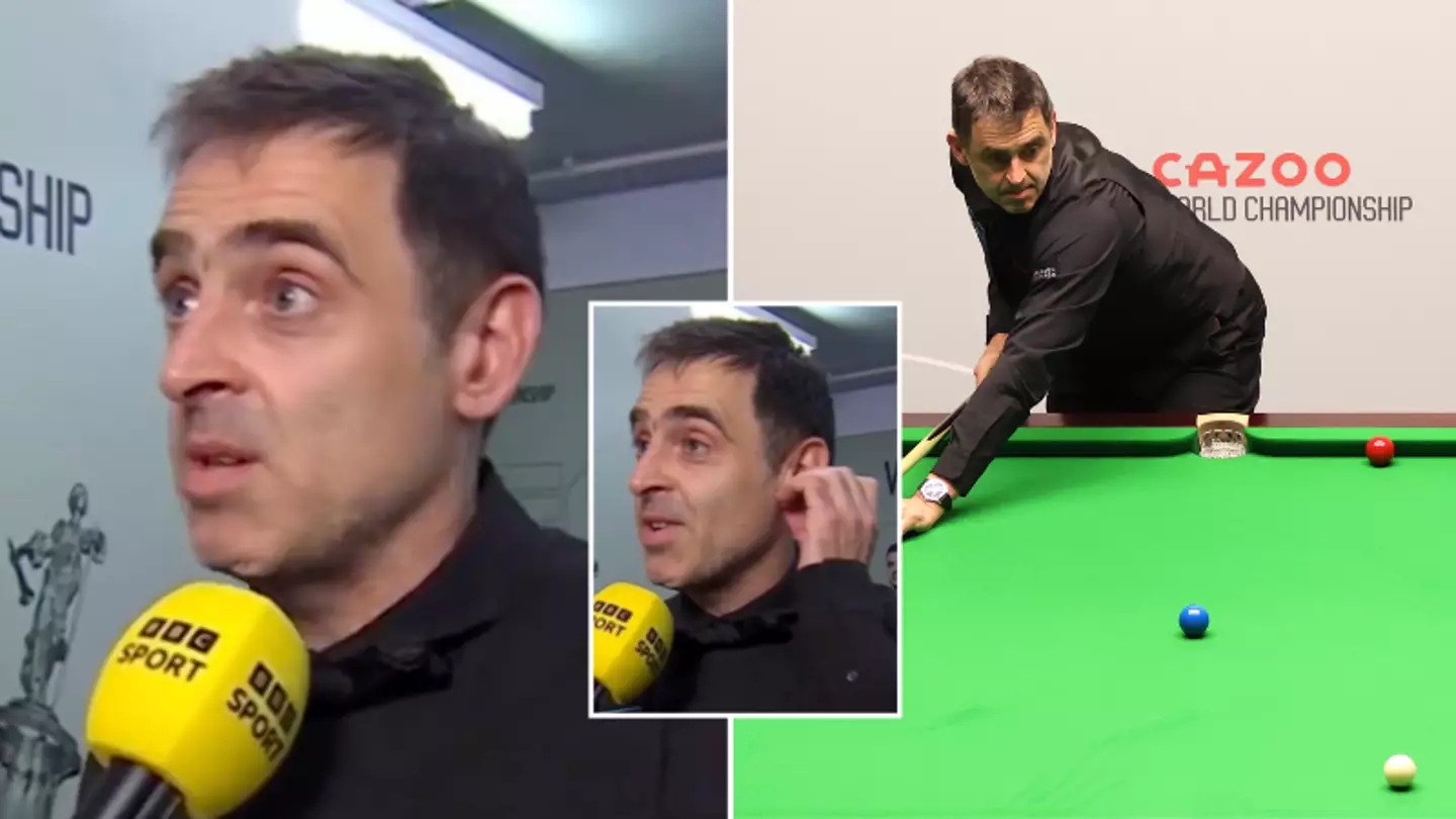 Fans are loving how Ronnie O'Sullivan acted during his post-match interview after latest masterclass
