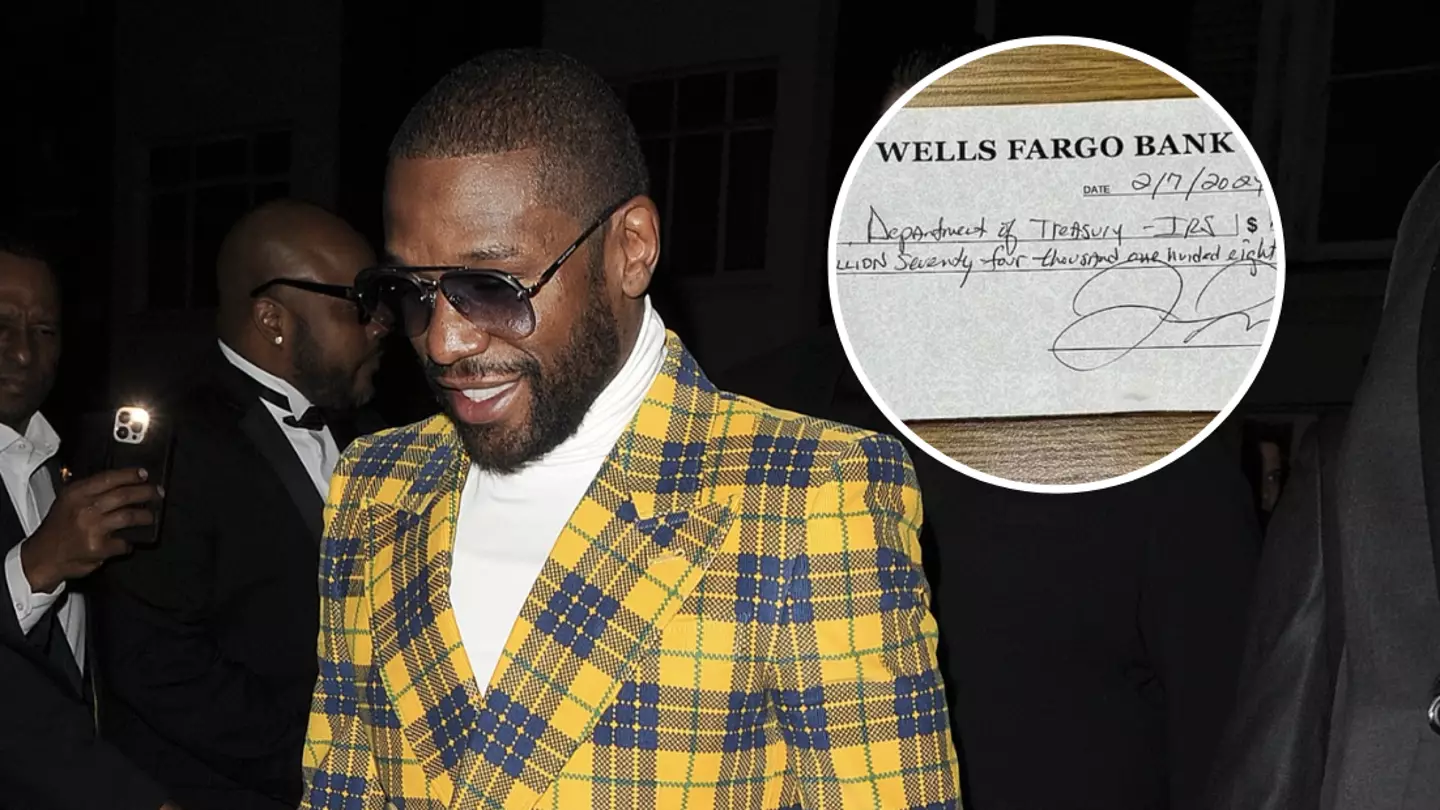 Floyd Mayweather leaked picture of his staggering tax bill after outrageous Super Bowl expense