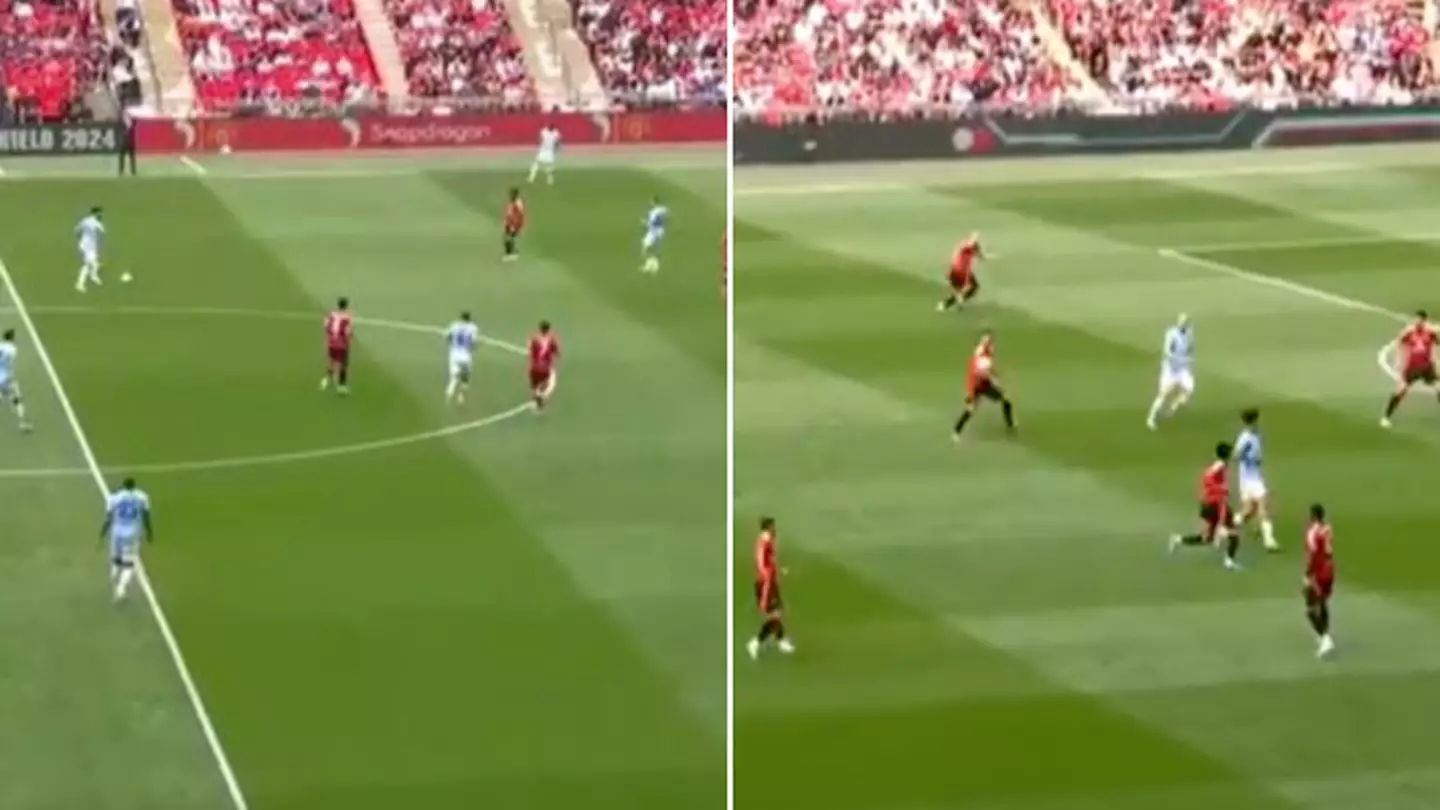 Fans are all making the same point after spotting something just minutes into Community Shield final