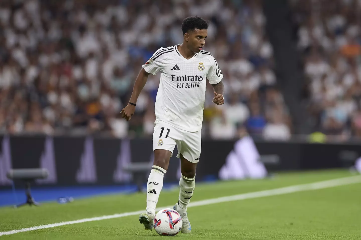 Rodrygo in action for Real Madrid. Image: Getty