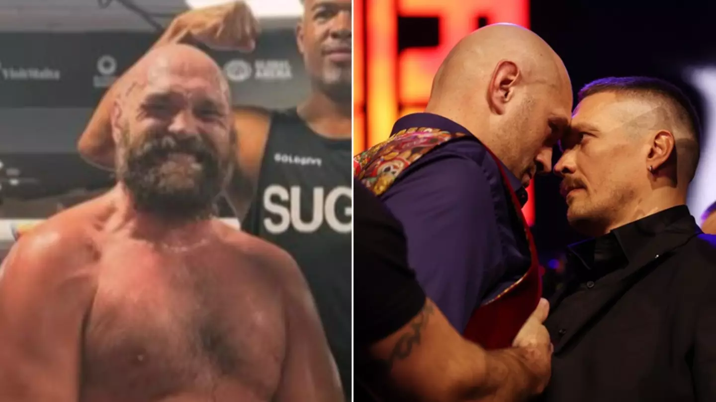 Photo of Tyson Fury's physique emerges ahead of Oleksandr Usyk fight and fans think the bout is already done