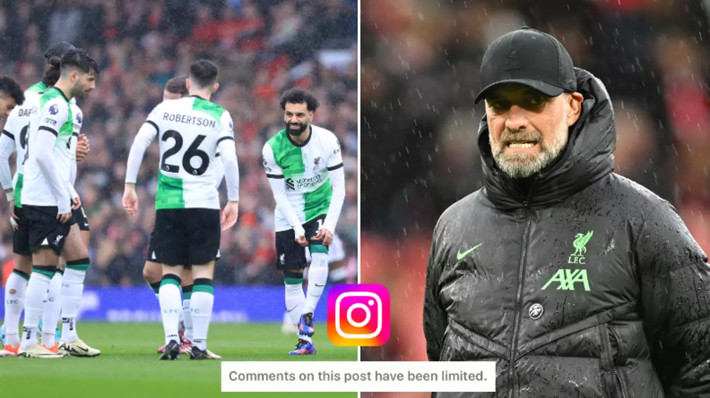 Liverpool star forced to limit Instagram comments after receiving abuse from fans for Man Utd performance