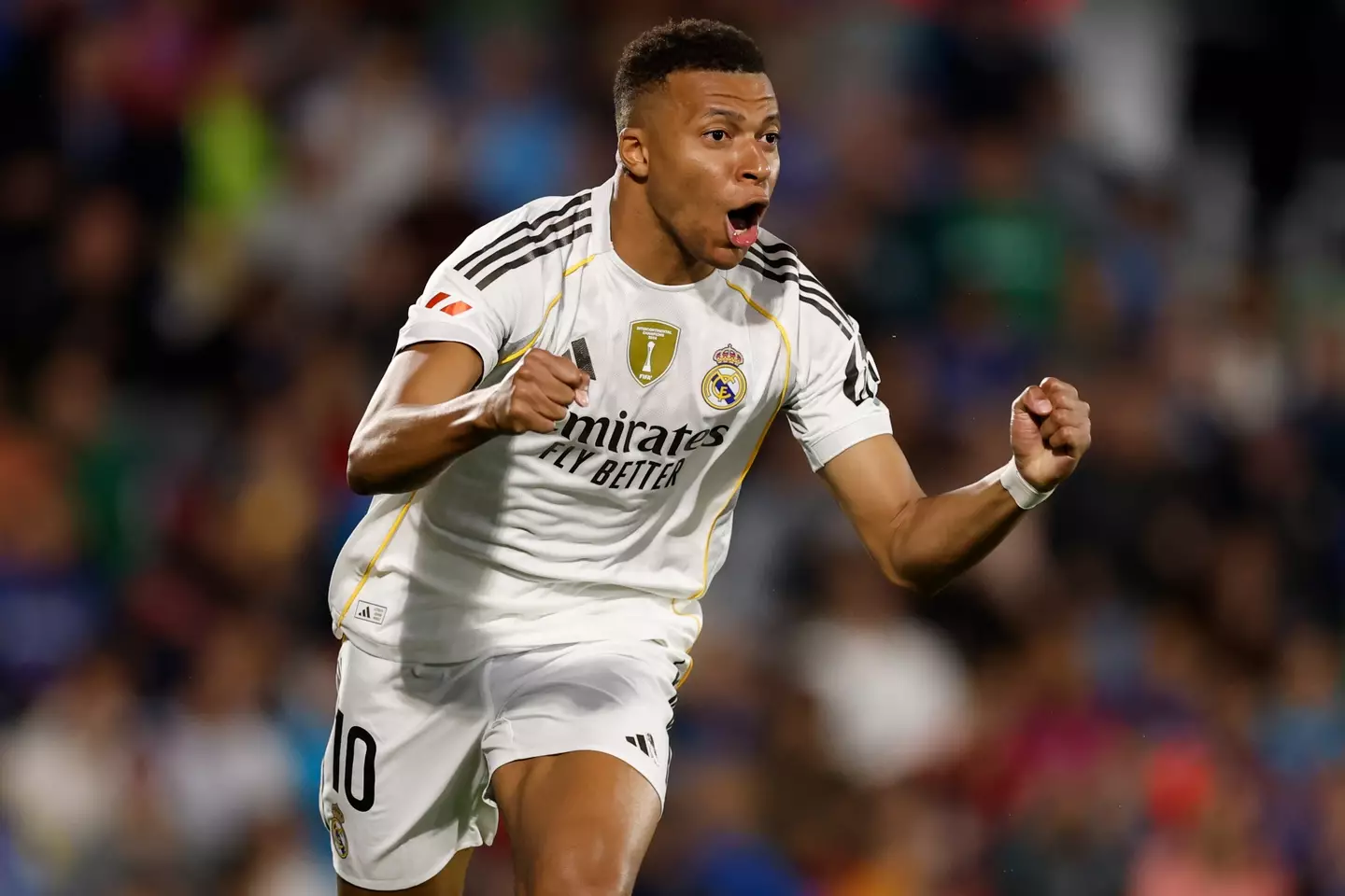 Kylian Mbappe has 10 La Liga goals already (Image: Getty)