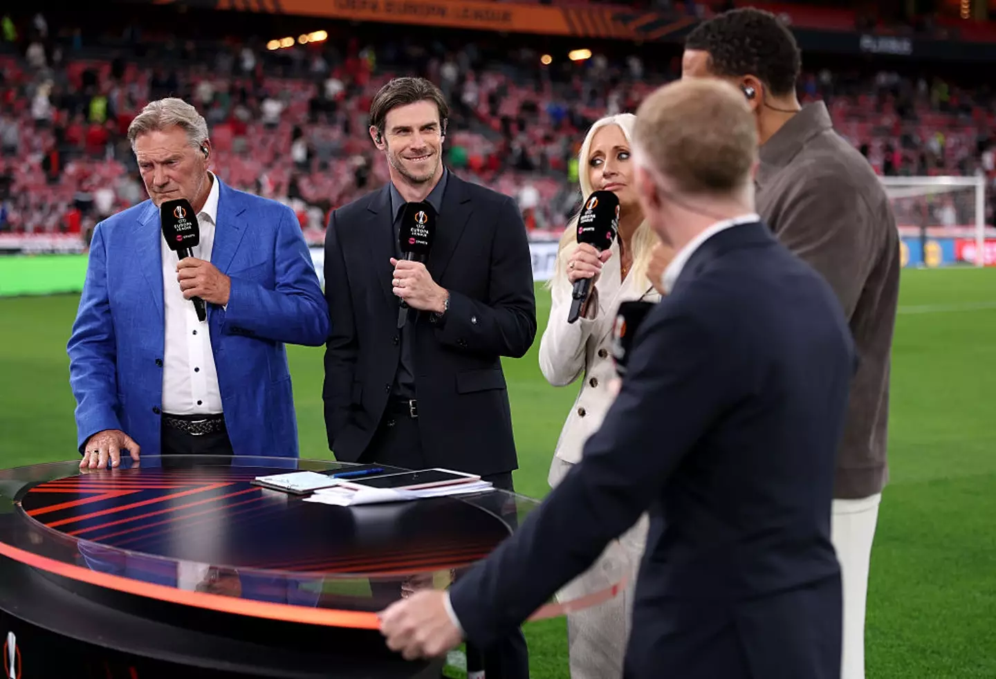 Gareth Bale has worked as a football pundit since retiring in 2023. (Image: Alex Pantling - UEFA/UEFA via Getty Images)
