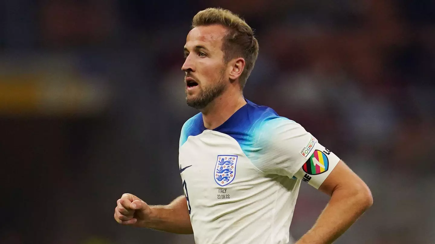 Kane did not wear the armband in England's opening win vs Iran. Image: Alamy