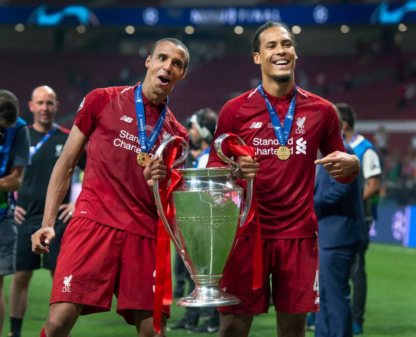 Joel Matip was a crucial player for Jurgen Klopp's Liverpool, playing alongside Virgil van Dijk. (Image: Getty)