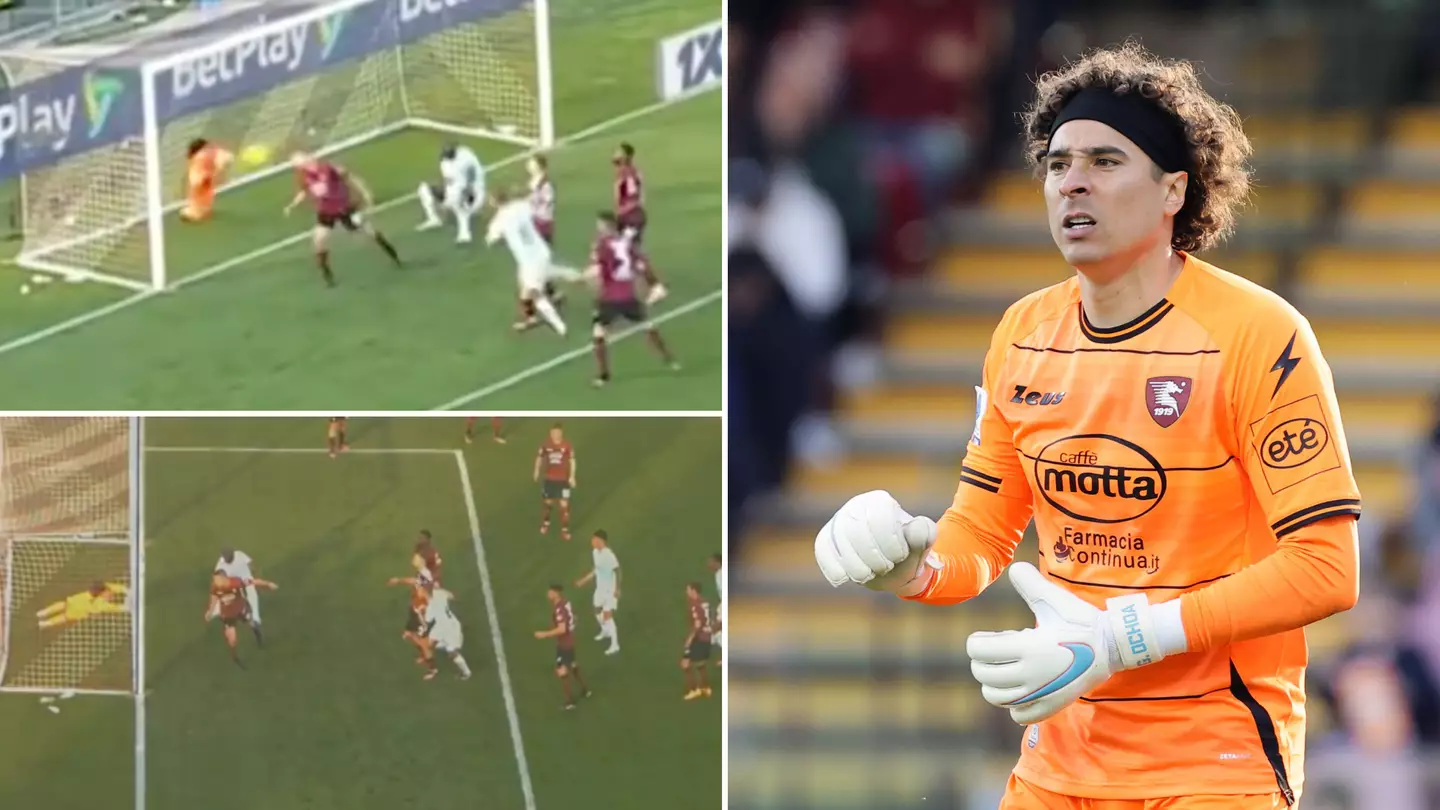 Guillermo Ochoa produces insane 'superman' save to stop Inter Milan from scoring