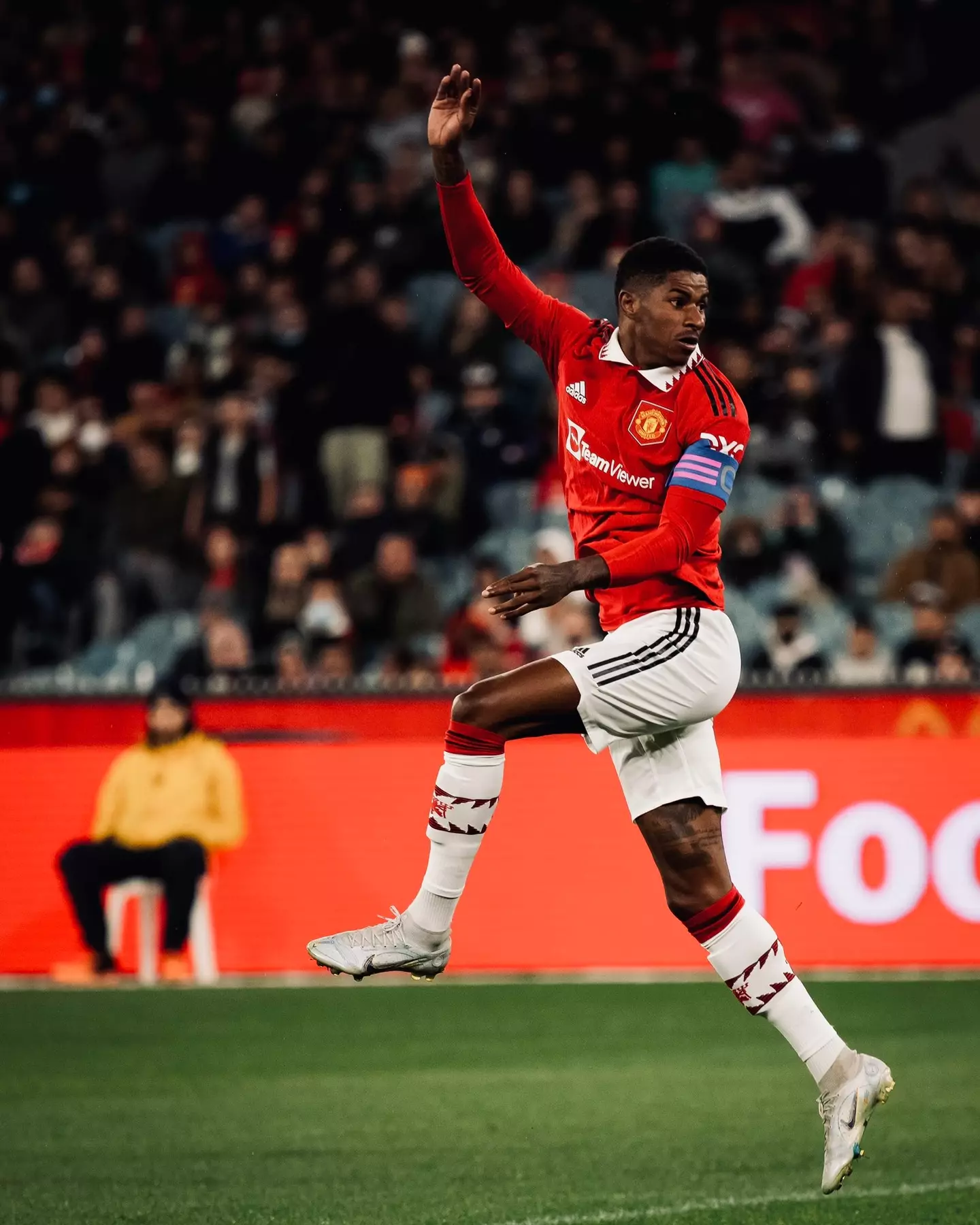 Marcus Rashford against Melbourne Victory. (Man Utd)