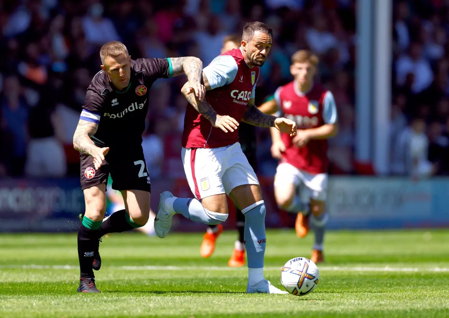 Danny Ings features against Walsall in pre-season for Aston Villa. (Alamy)