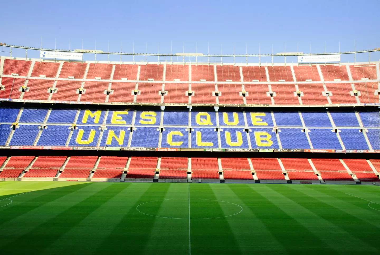Barcelona are in talks to sell the naming rights to their iconic stadium (Image: Alamy)
