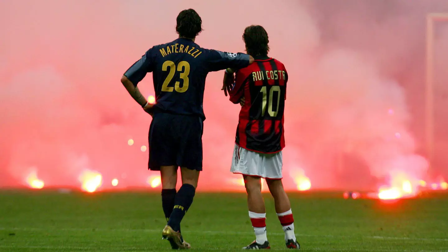 The most recent Champions League Milan derby produced iconic moment