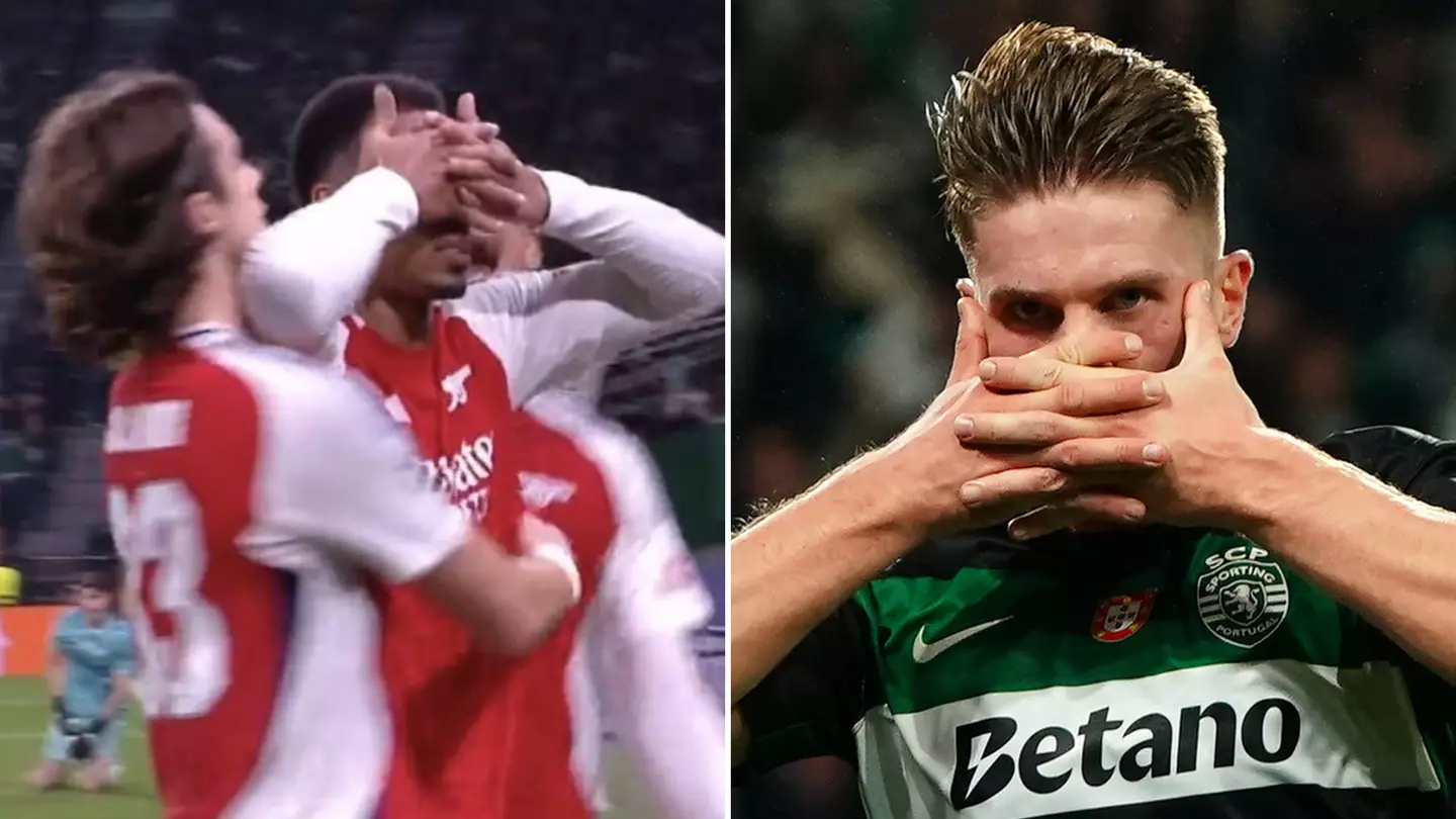 Arsenal fans have worked out why Gabriel performed Viktor Gyokeres’ celebration during Sporting clash