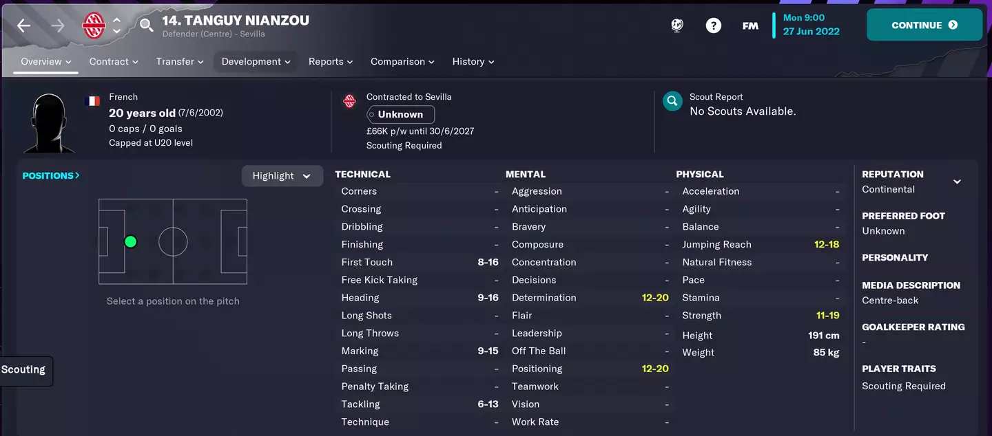 Image credit: Football Manager 2023 beta