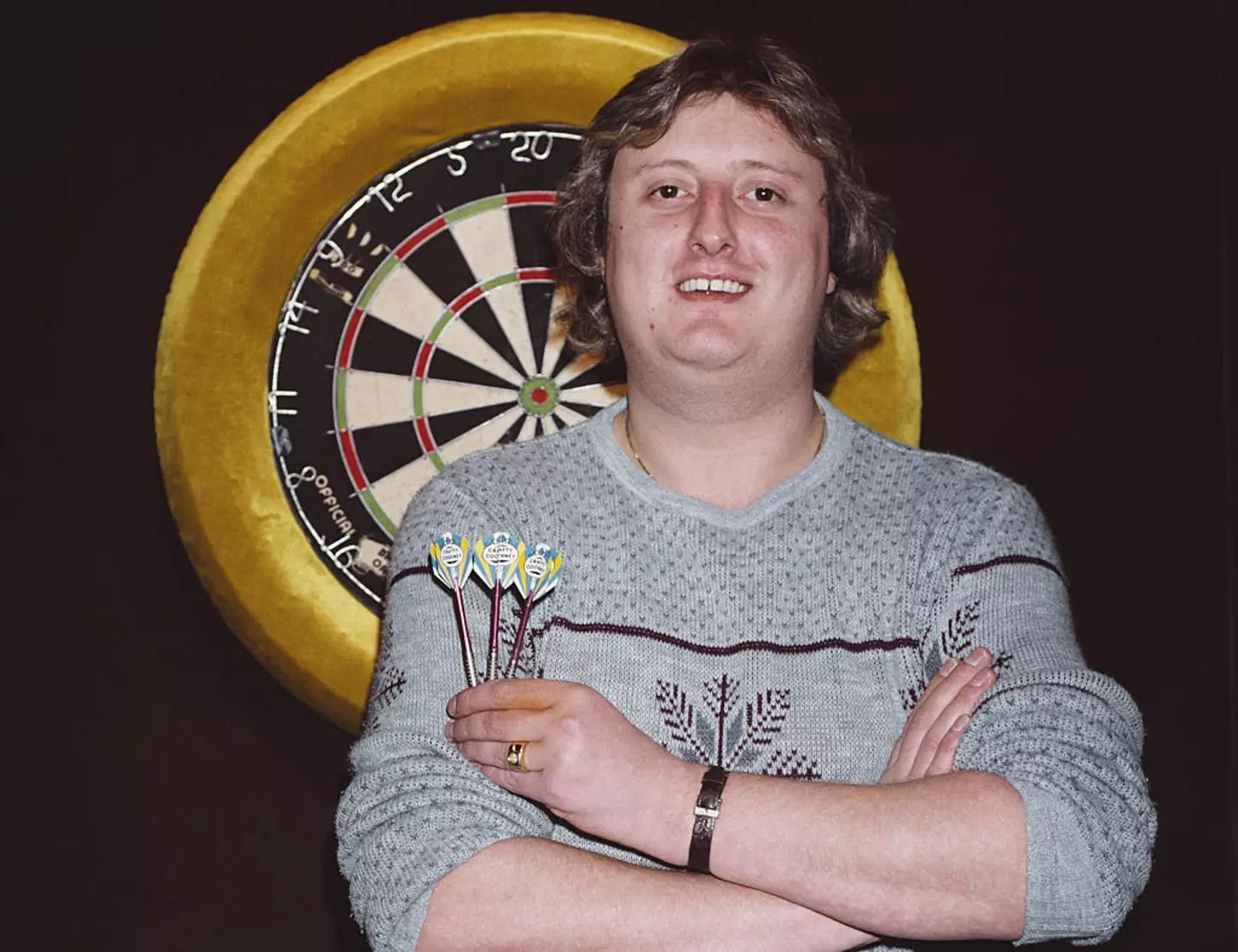 Eric Bristow pictured at the PDC World Championship in 1999 (Image: Getty)