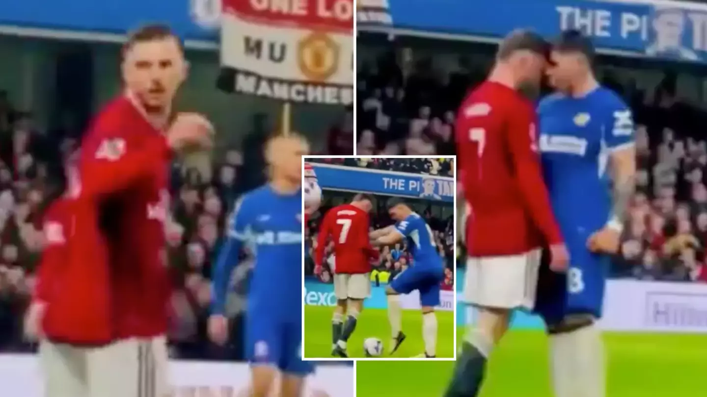 New angle of Mason Mount and Enzo Fernandez argument shows exactly what happened