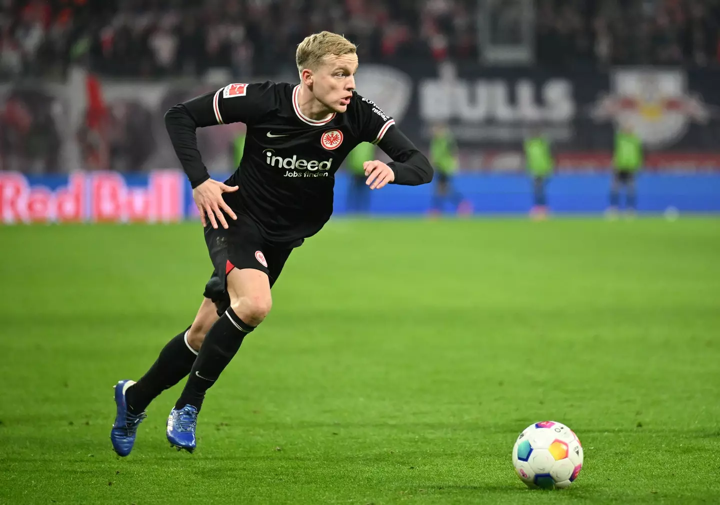 Donny van de Beek in action for Eintracht Frankfurt. Image: Getty 