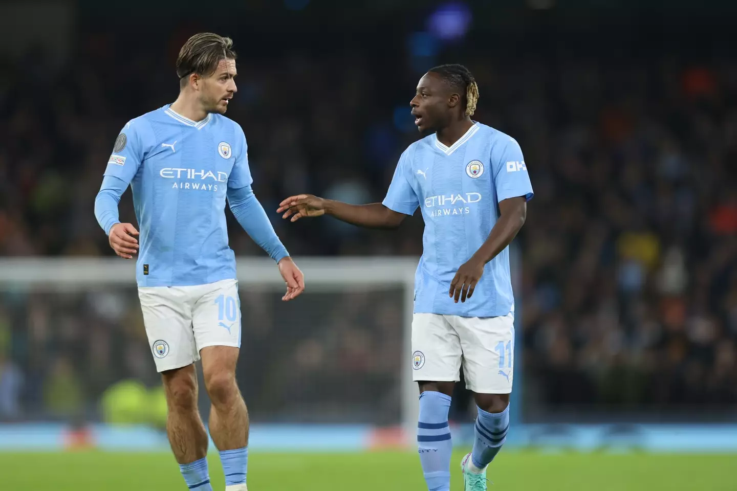 Souness believes Grealish's City career is at a 'crossroads' because of Doku. (Image