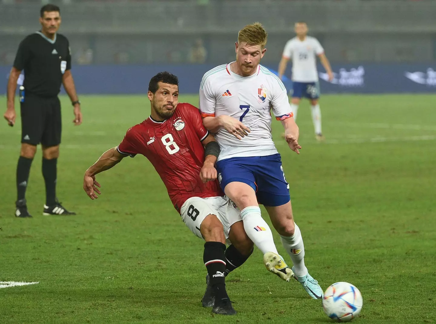 Belgium wore the kits in a warm up game vs Egypt. Image: Alamy