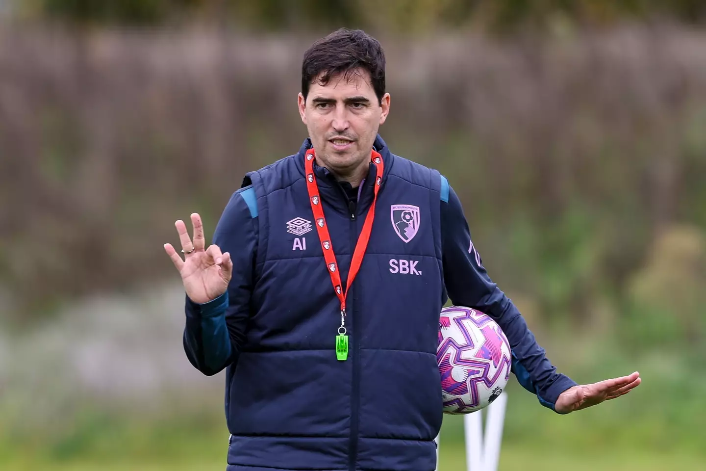 Andoni Iraola has been linked with a move away from Bournemouth. Image: Getty