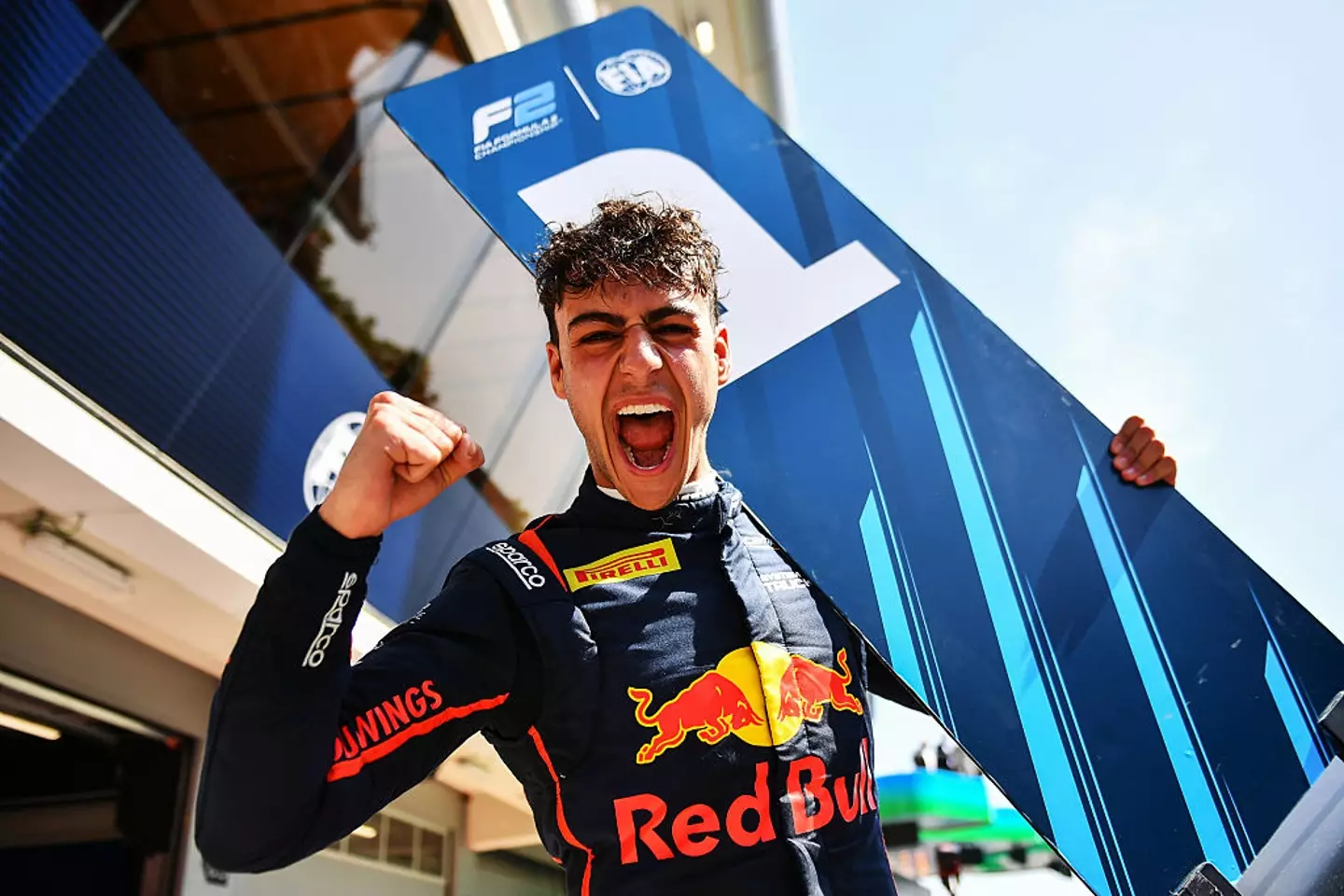 Arvid Lindblad could step in for Max Verstappen should the Dutchman receive a race ban. (Image: Getty)